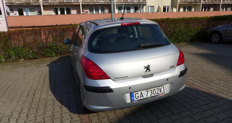 Peugeot 308 cena 16800 przebieg: 93700, rok produkcji 2010 z Gdynia małe 79